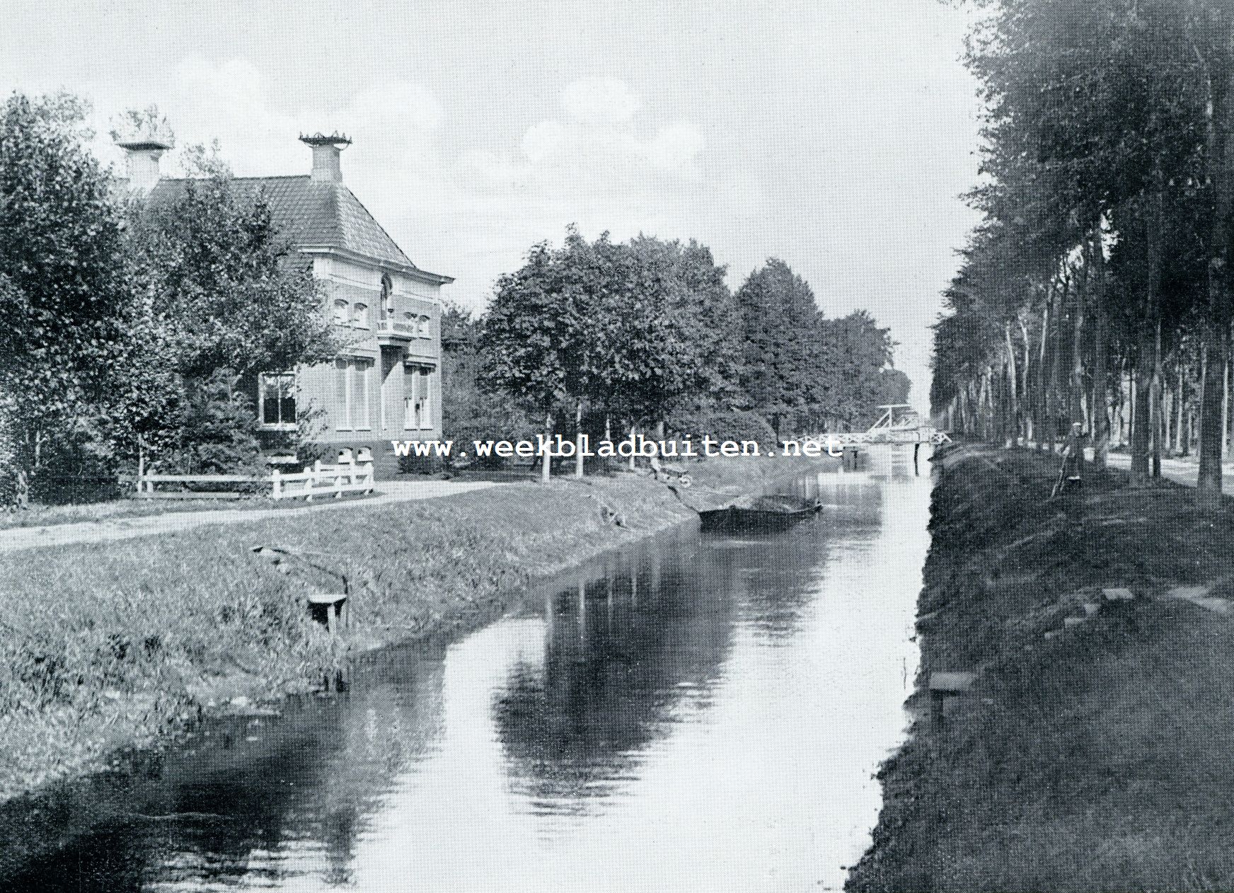 DE GRONINGER VEENKOLONIN. HET WESTERDIEP, EEN DER BEIDE PARALLEL LOOPENDE KANALEN, DIE ADRIAAN GEERTS TE WILDERVANK HEEFT LATEN GRAVEN