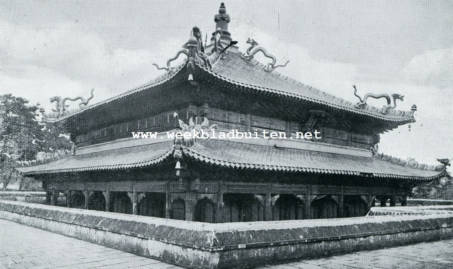LAMA-TEMPEL TE JEHOL IN MANDSJOERIJSCH (BINNEN)-MONGOLI