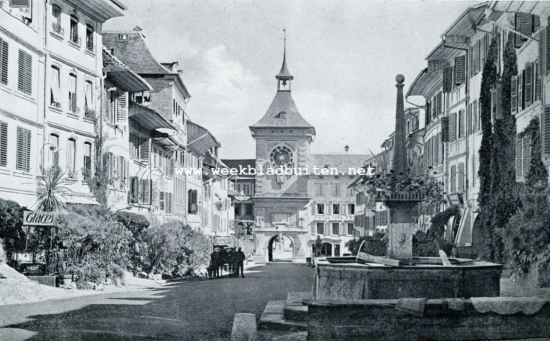 DE HAUPTGASSE TE MURTEN MET BERNTHOR