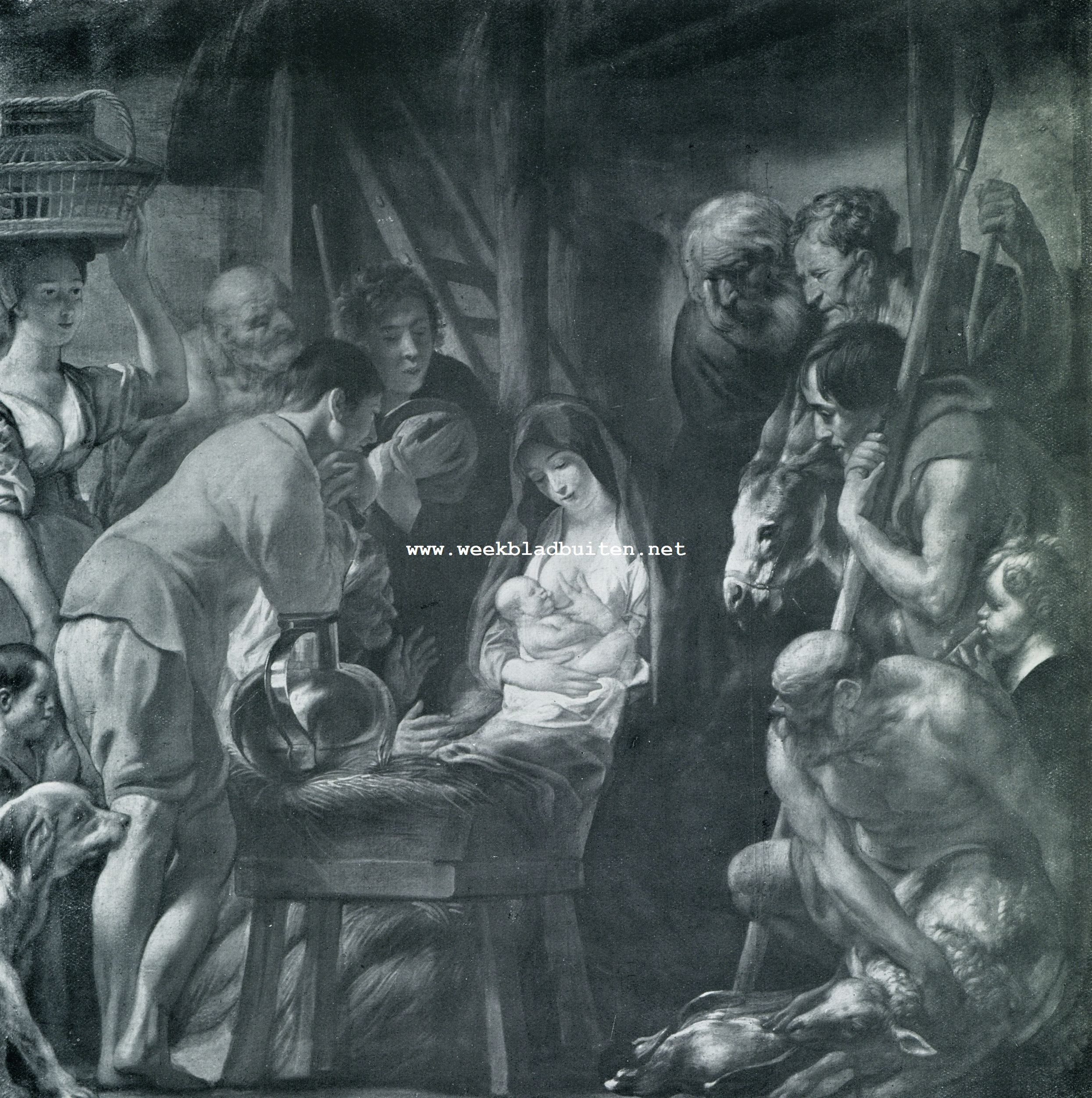 JACOB JORDAENS (19 MEI 1593  ANTWERPEN - 18 OCTOBER 1678), DE)AANBIDDING DER HERDERS