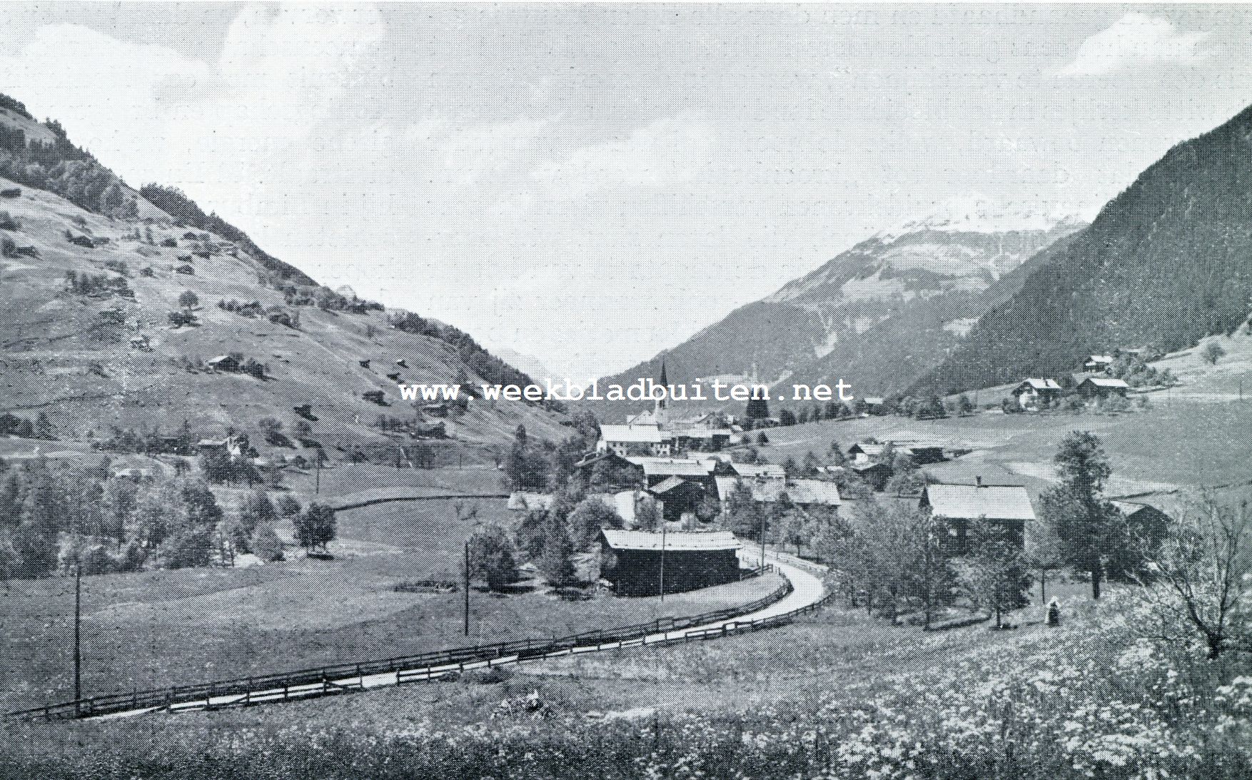 VORARLBERG MET HET MONTAFONER TAL. GASCHURN IN MONTAFON