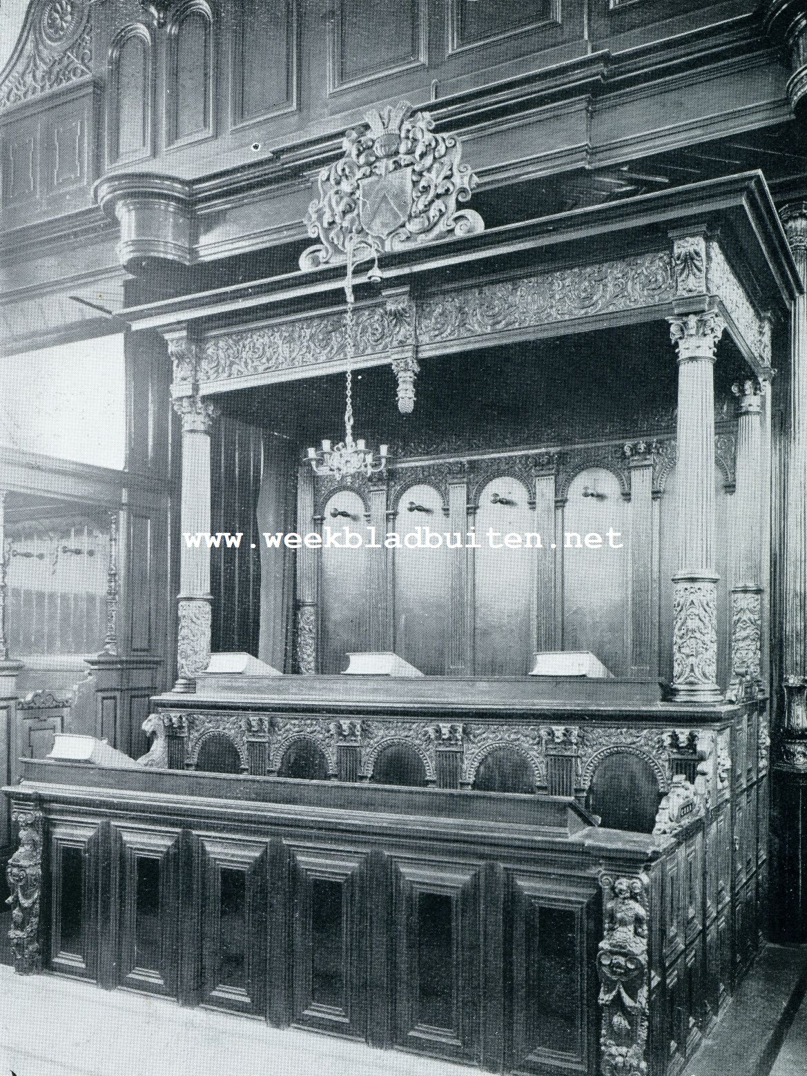BANK UIT 1641 INDEN.H. KERK TE AARTSWOUD (N.-H.)