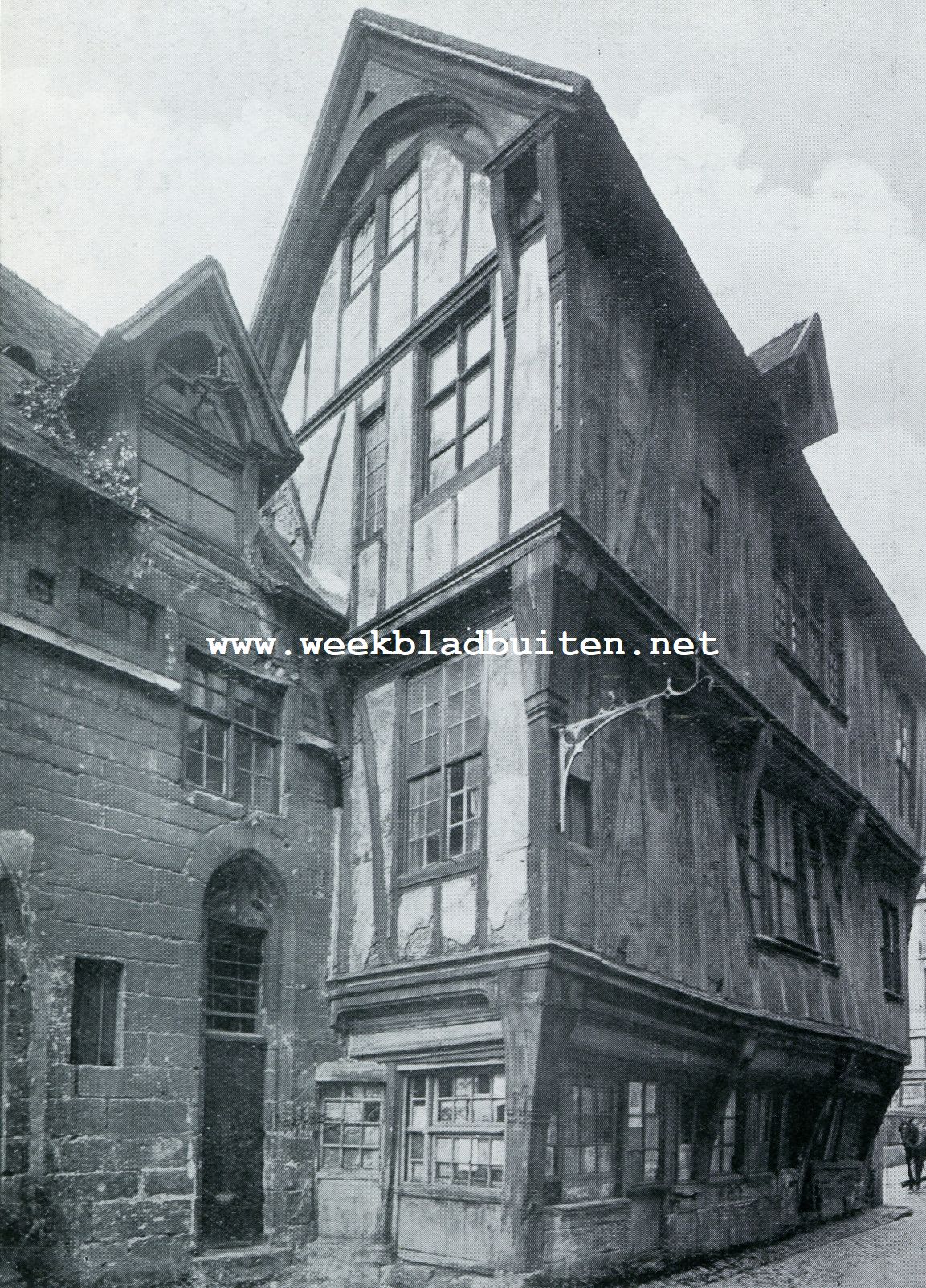 MIDDELEEUWSCH HUIS IN DE RUE ST. GERMAIN TE ROUAAN