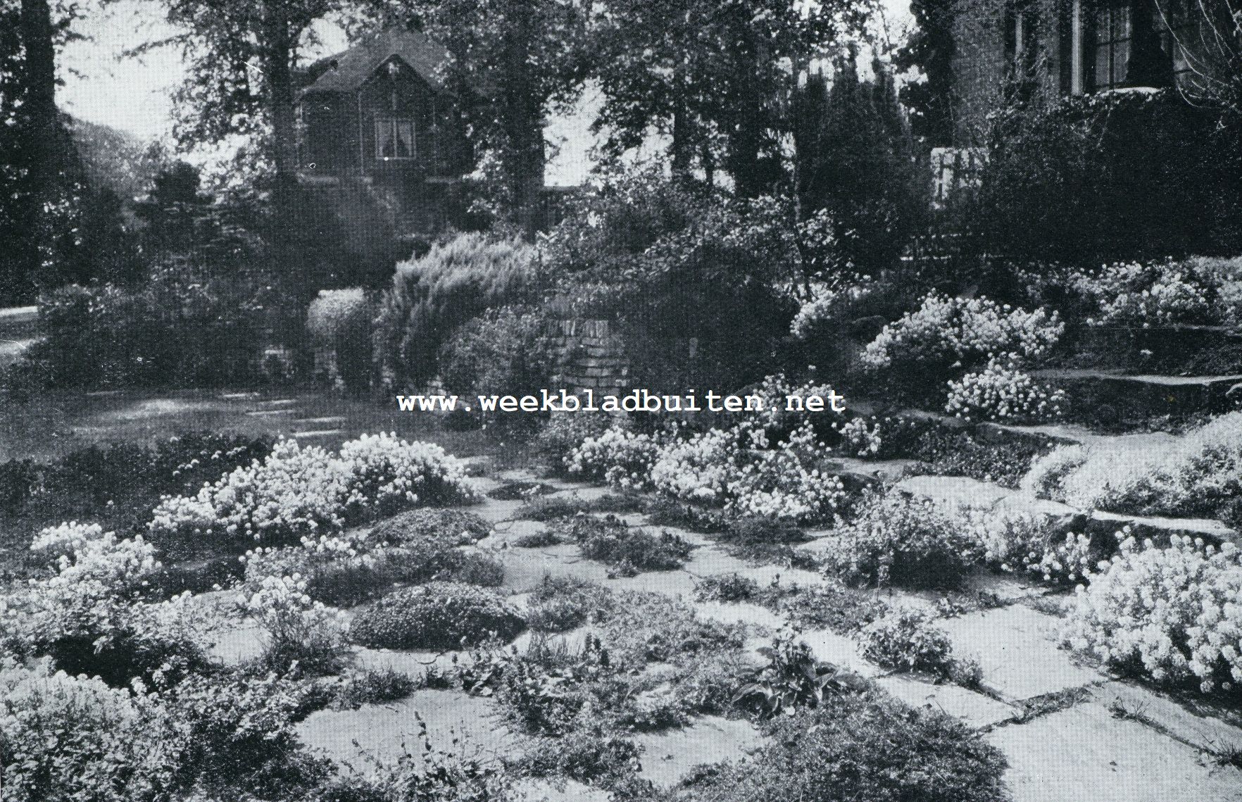 MUURTUIN MET FLAGSTONES