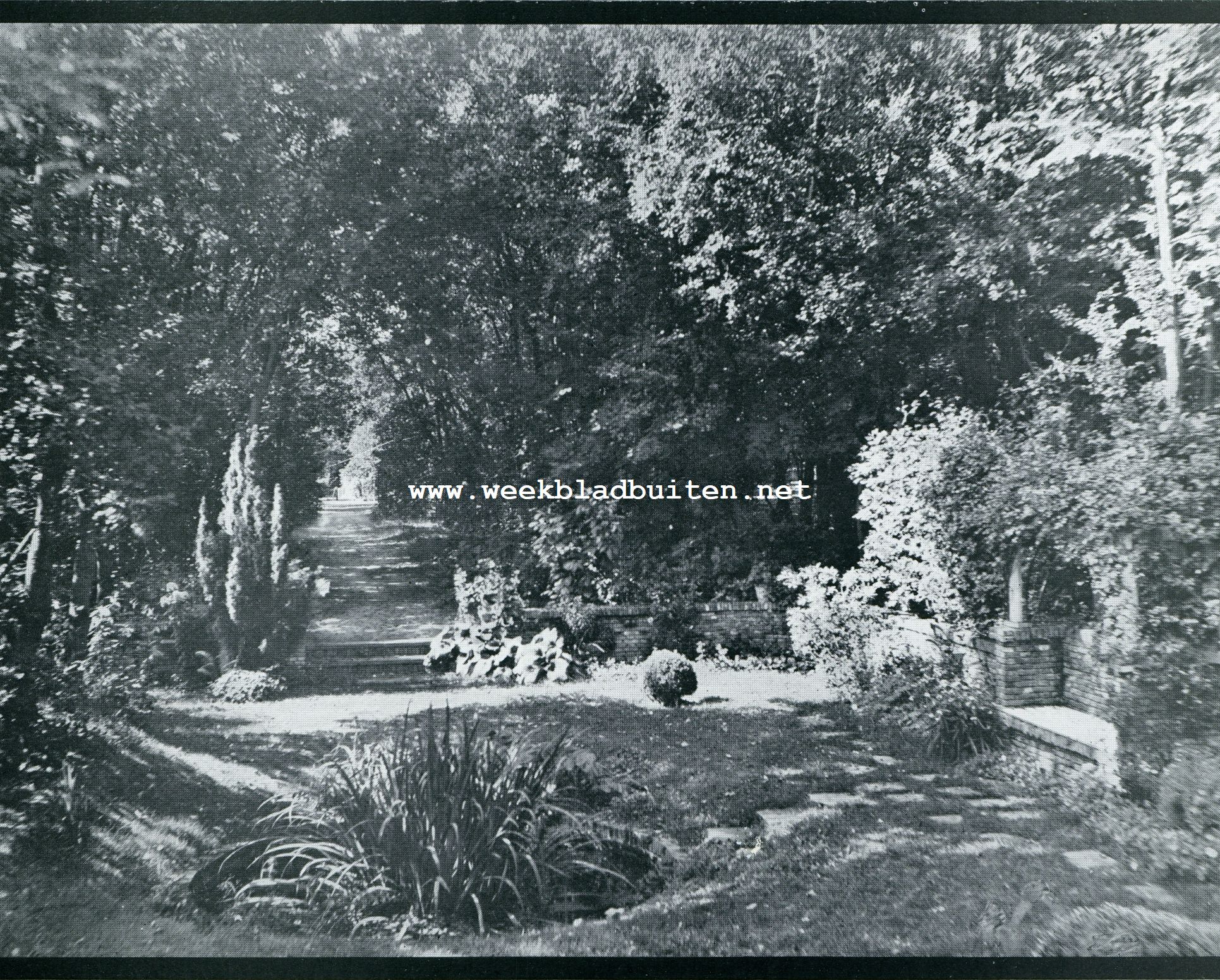 TUIN VAN DEN HEER J. D. CREMERS, BUSSUM, (ONTW. MEJ, TINE COOL, B.N.T.)