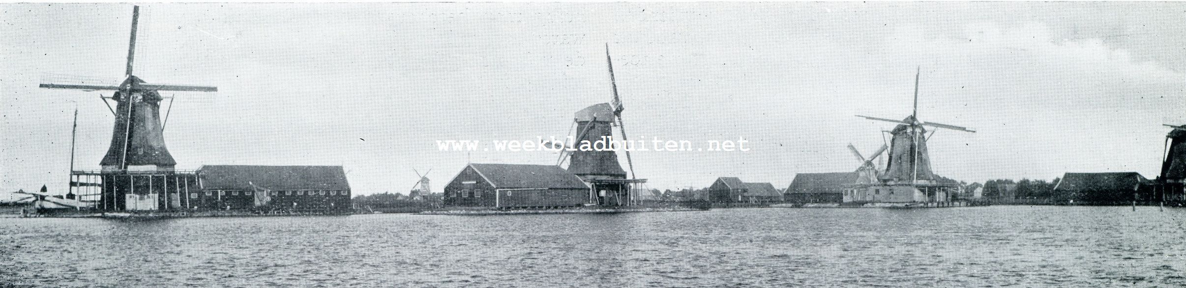 ZOO RIJDEN ZICH IN VROEGER JAREN OP HET EILANDJE DE HEMMES DE MOLENS LANGS DE ZAAN