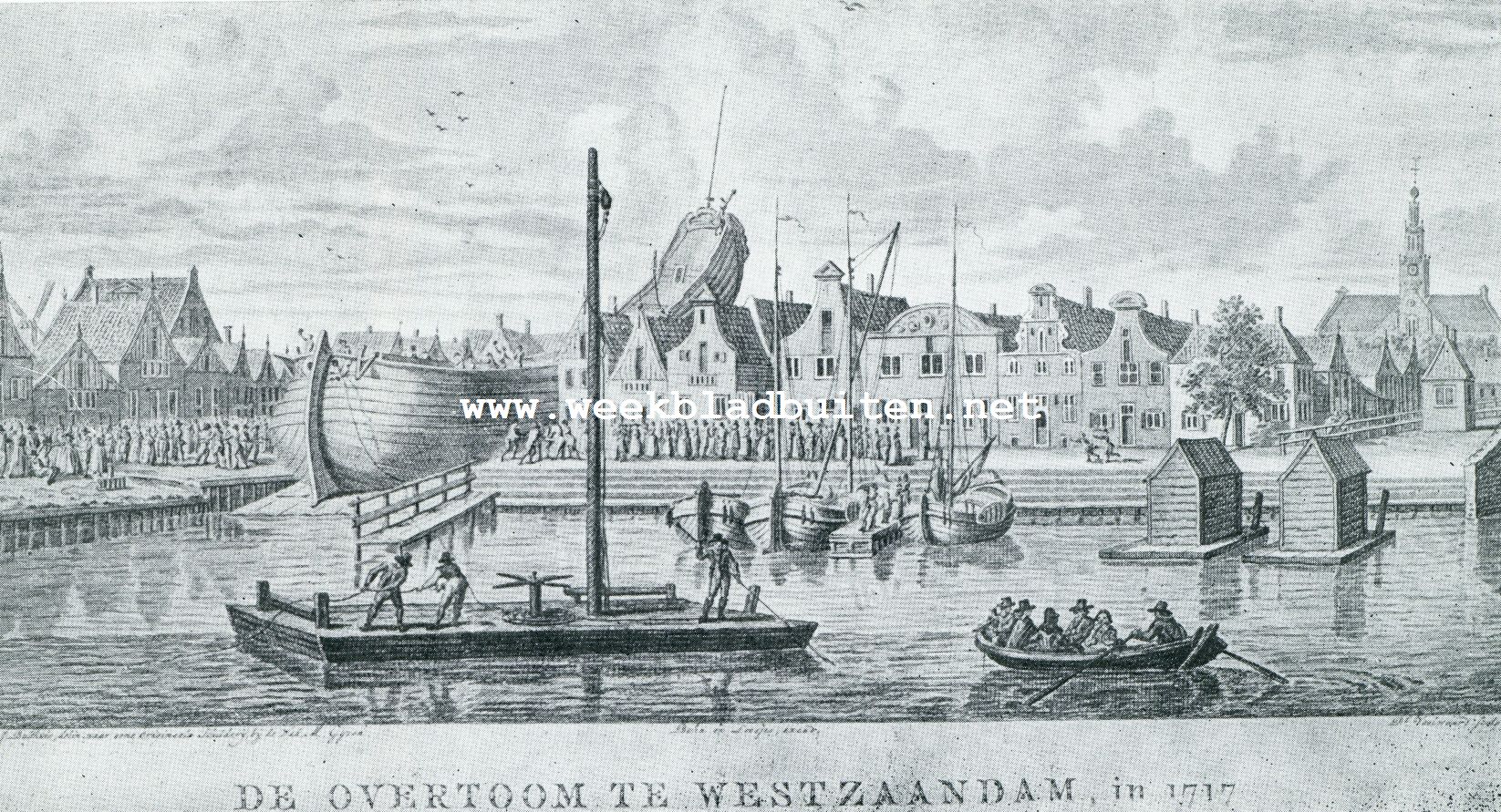 DE OVERTOOM TE ZAANDAM, DIE DE SCHEPEN IN HET IJ BRACHT