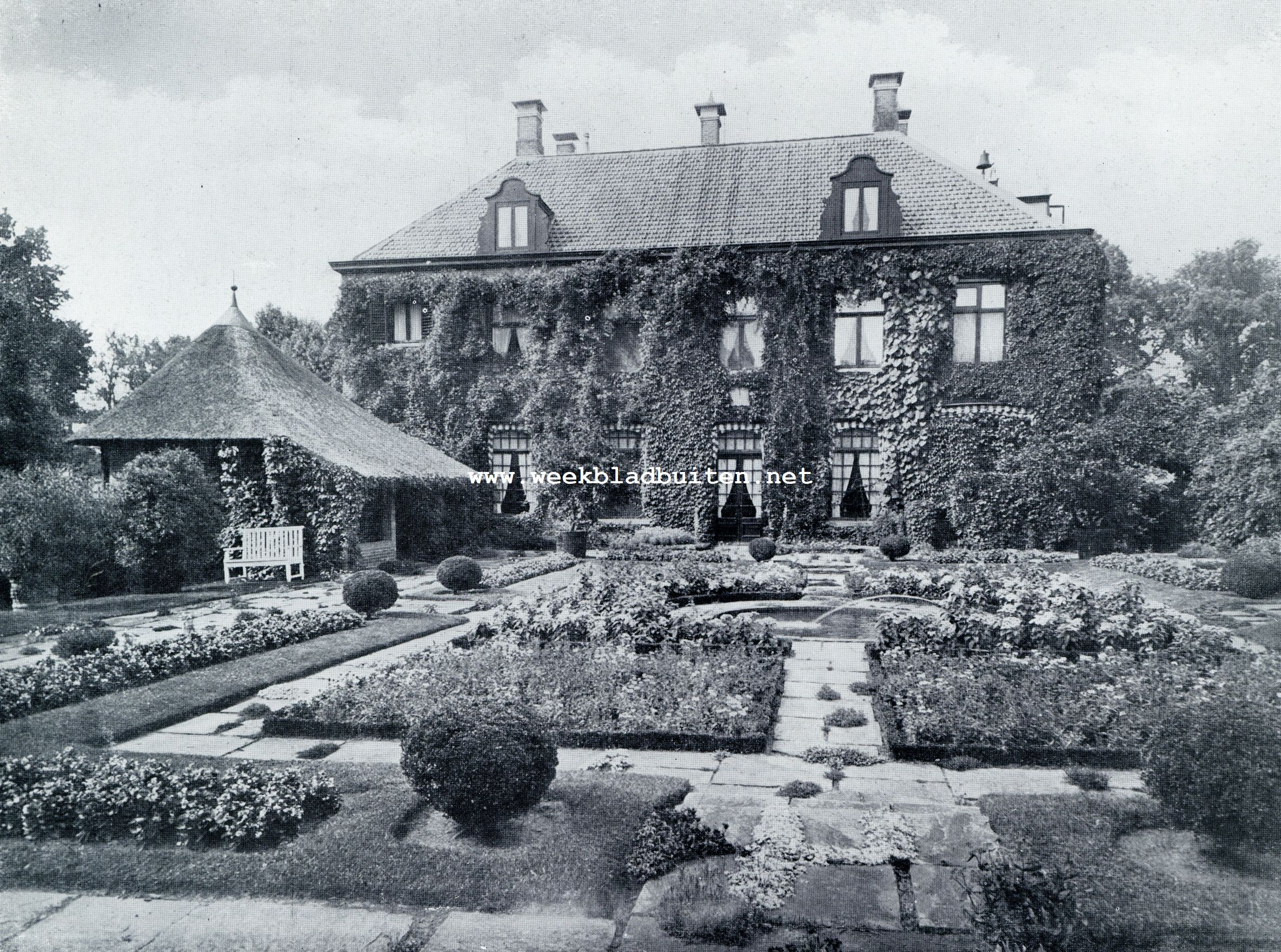 SCHOONHEETEN. ZUIDZIJDE, MET ENGELSCHE TUIN