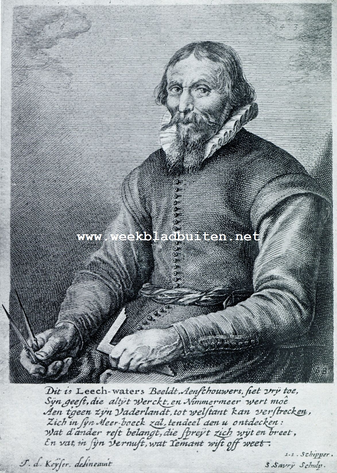 JAN ADRIAENSZ. LEEGIIWATER, MOLENMAKER EN INGENIEUR UIT DE RIJP, EEN DER UITVOERDERS VAN DE BEDIJKING VAN DE SCHERMEER