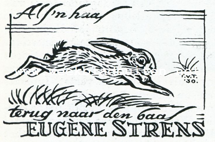 TEEKENING VAN E. G. VAN HEUSDEN