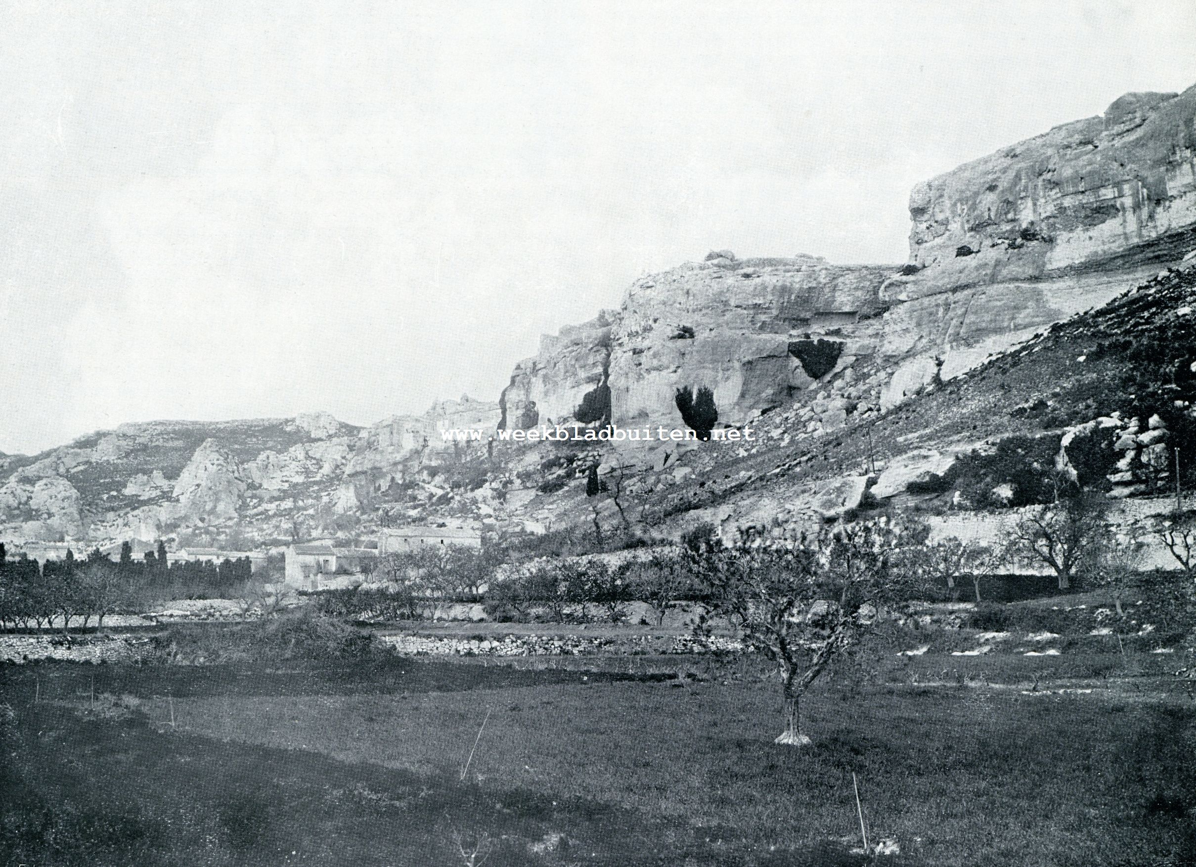 UITLOOPERS VAN DE ALPILLES BIJ LES BAUX