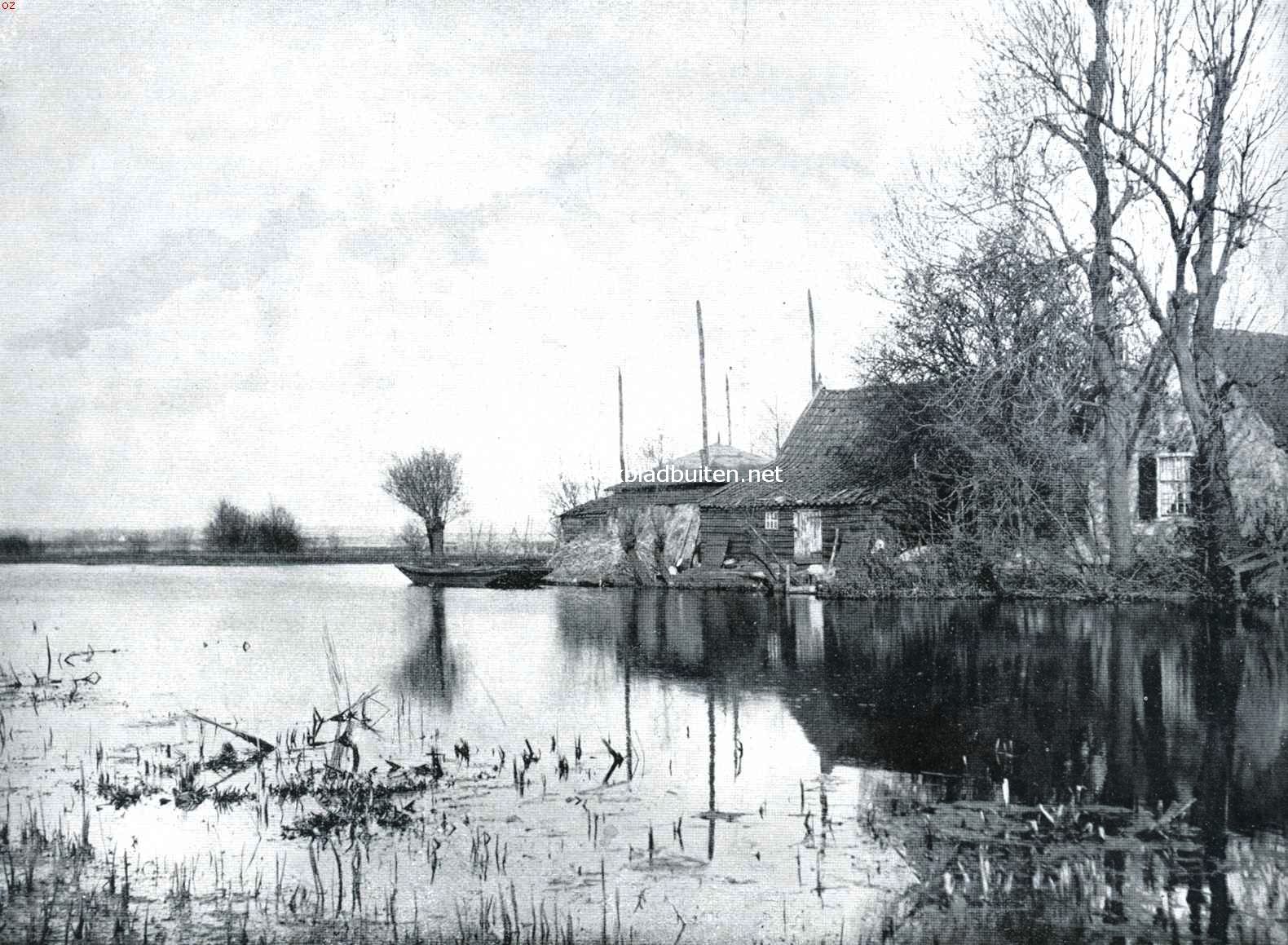 Over water- en veenland.  Bij de Loosdrechtsche Plassen