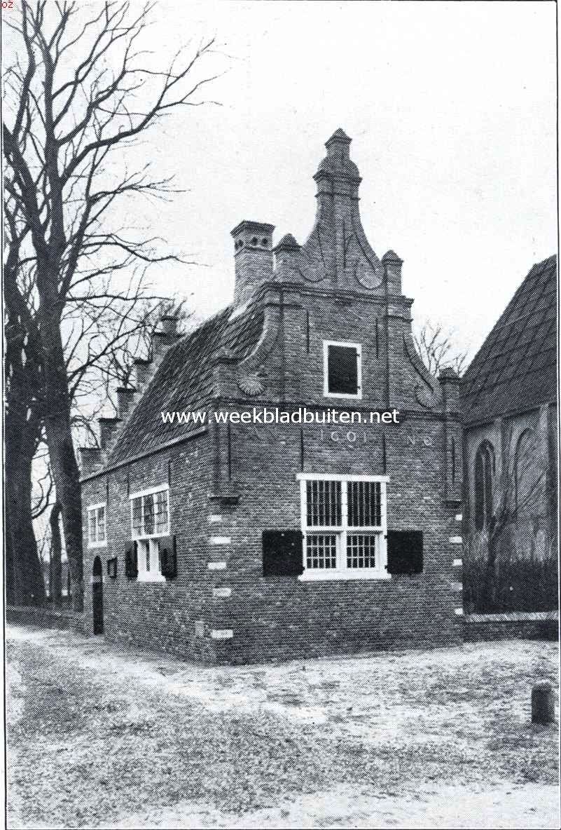 Het voormalig raadhuisje te Schoorl, dat door de vereeniging 