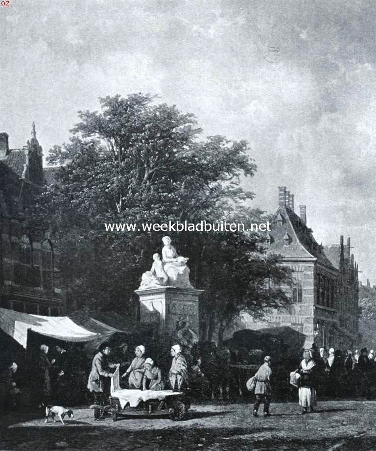 Op verzoek van een kunsthandel in de hoofdstad reproduceeren wij hier een schilderij: 