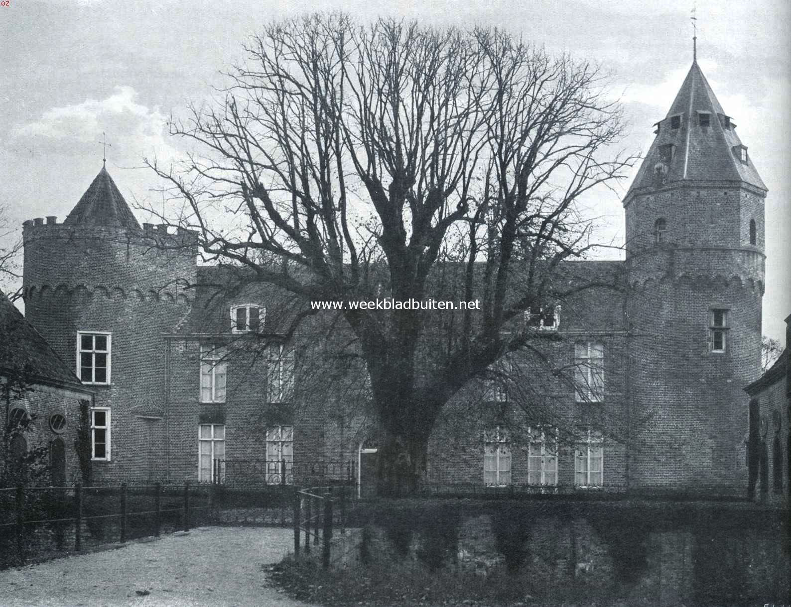Het kasteel Westhove. Het kasteel Westhove bij Oostkapelle - voorzijde