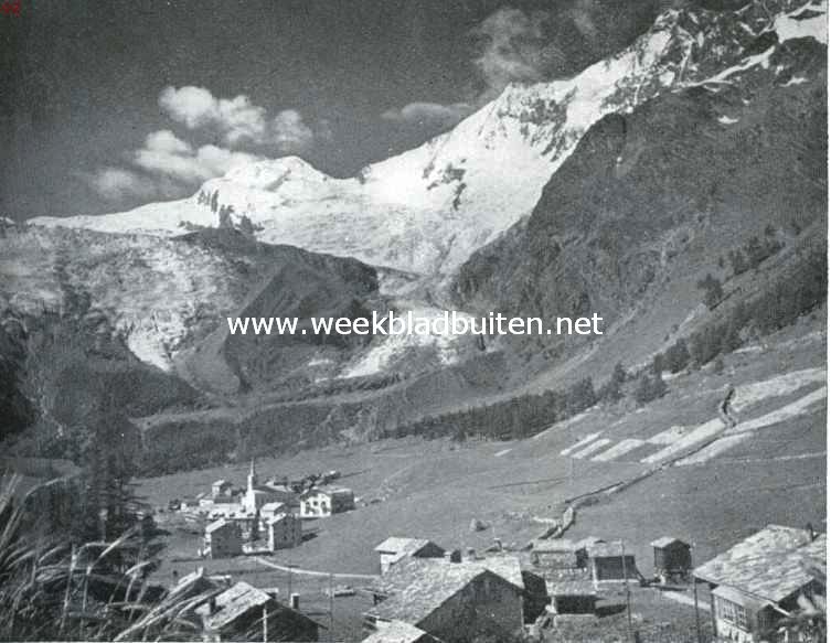Het dorpje Saas-Fe in Wallis (1800 meter)