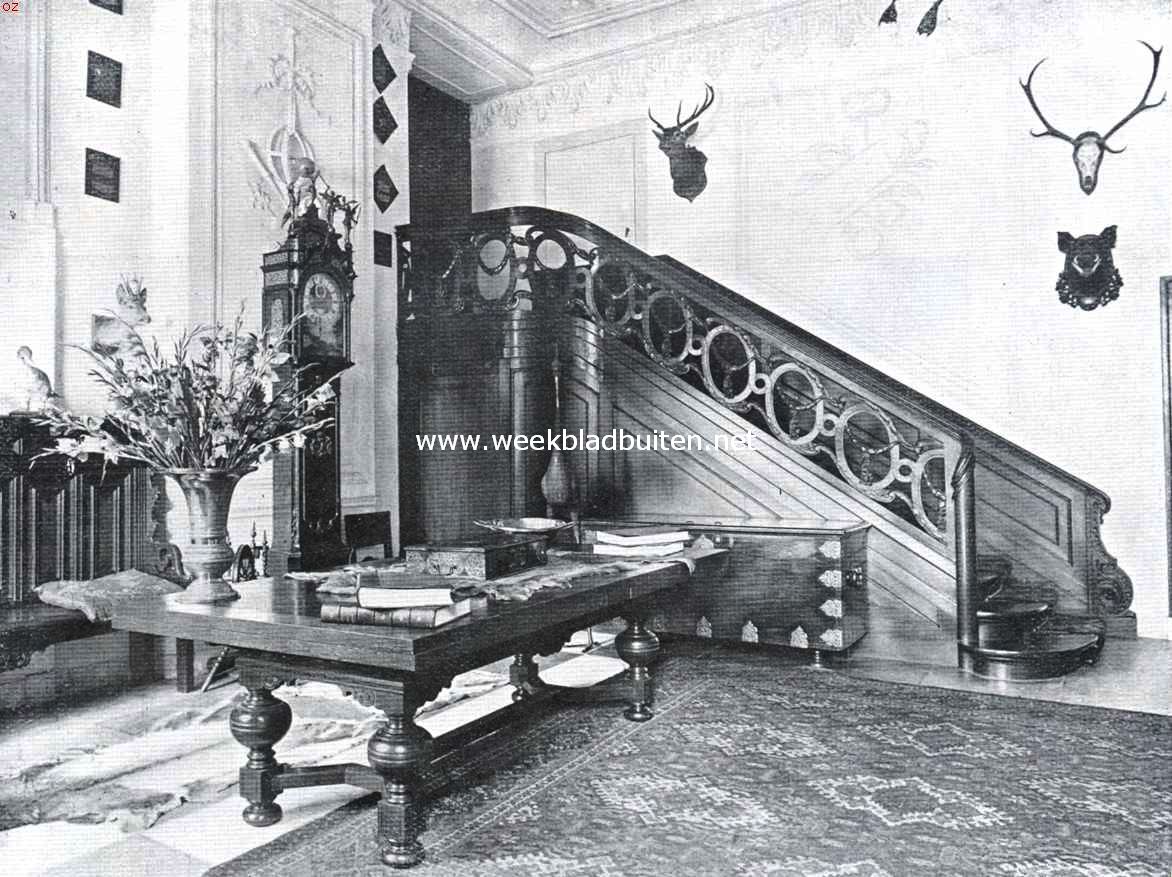 Hall in het kasteel Keppel te Laag Keppel