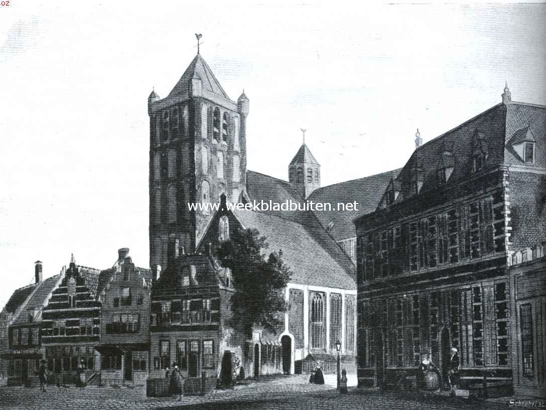 Walcheren, de tuin van Zeeland. De St. Pieterskerk of Noordmonster te Middelburg, afgebroken in 1834