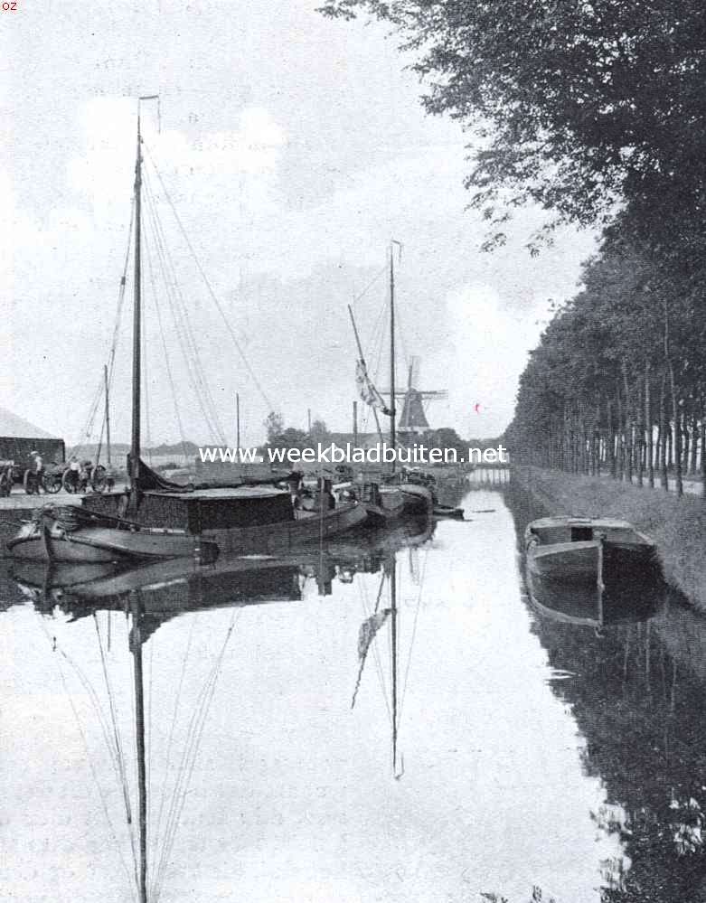 Natuur en volksleven in Drenthe. De haven van Zuidlaren