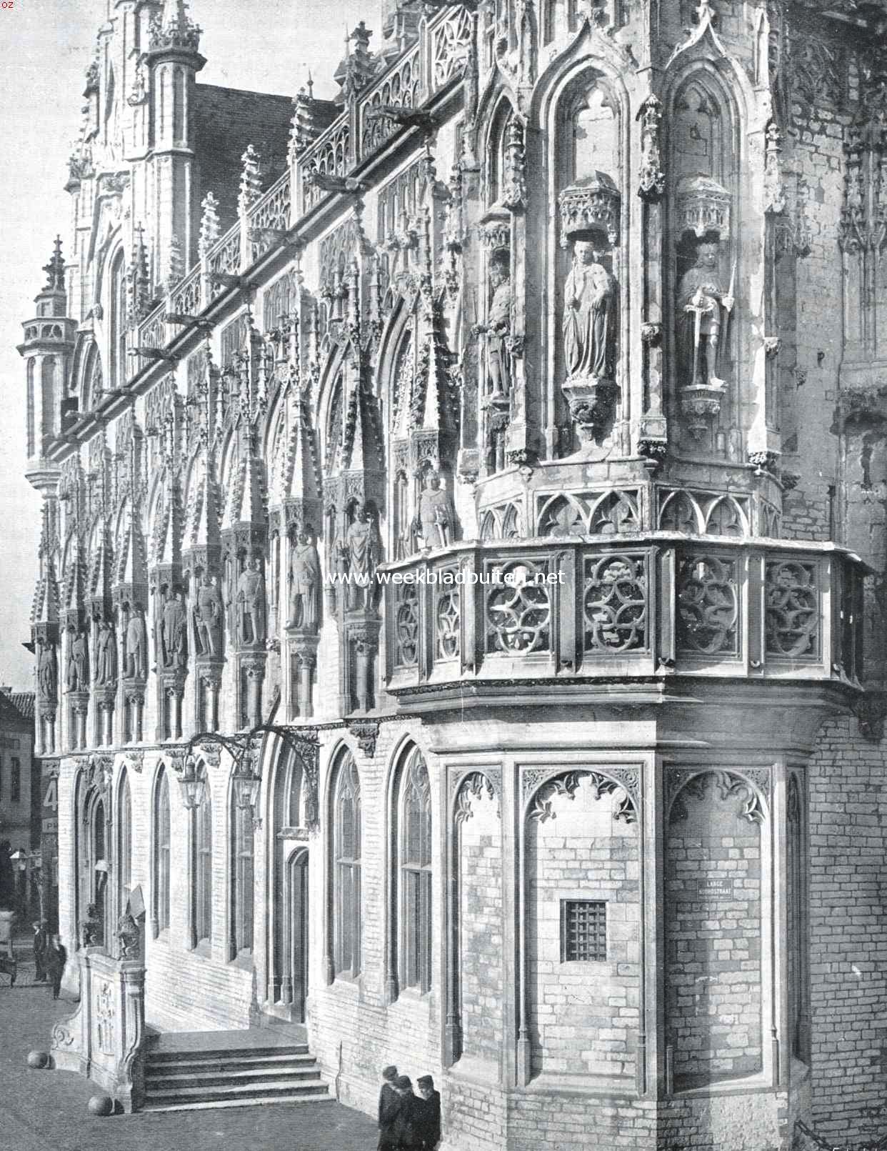 Dtail van het Stadhuis te Middelburg (bij het artikel 