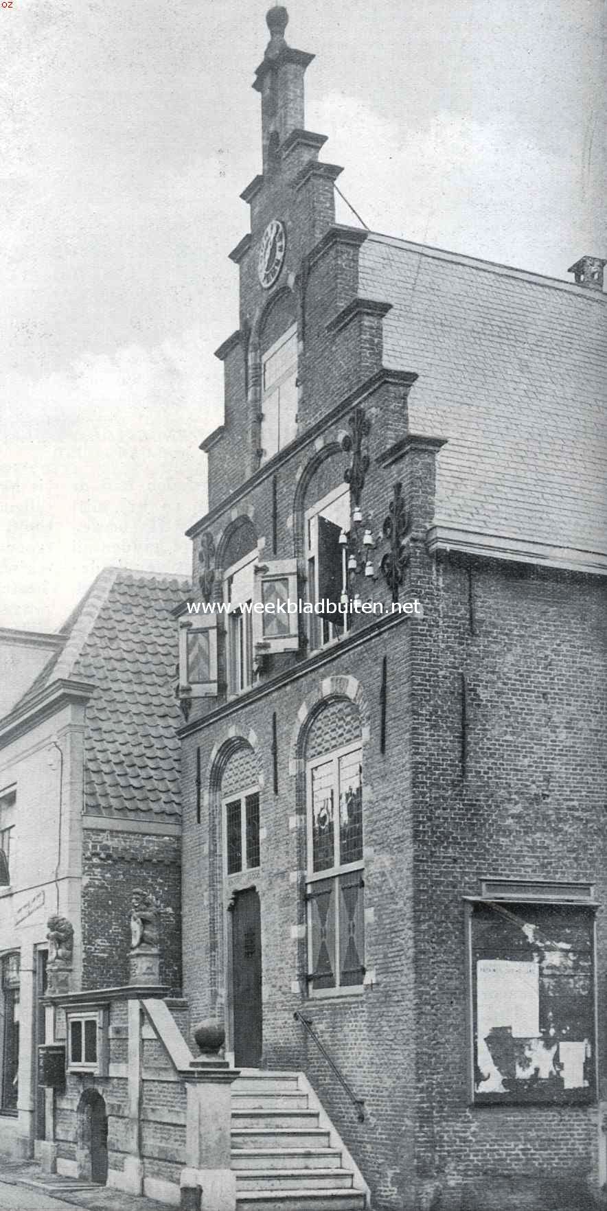 Tusschen Haastrecht en Schoonhoven. - De Vlist. Het Raadhuis te Haastrecht (1618)