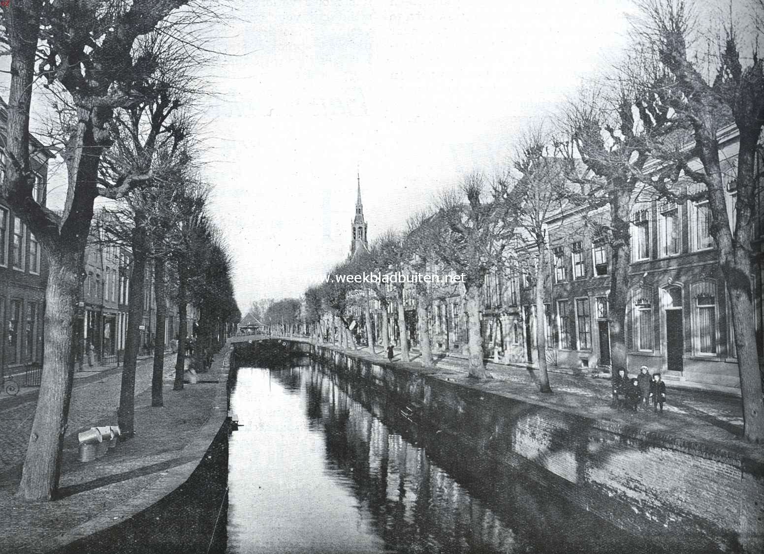 Tusschen Haastrecht en Schoonhoven. - De Vlist. De haven te Schoonhoven