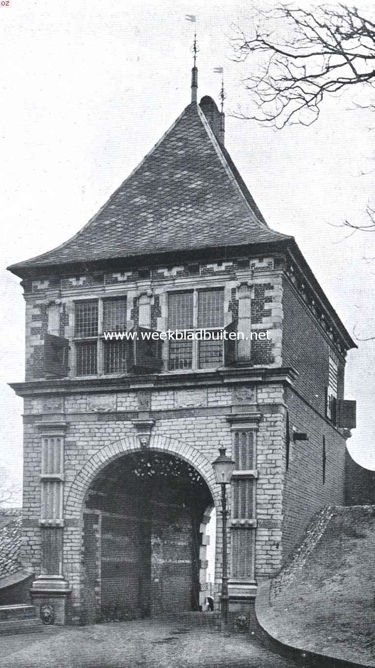 Tusschen Haastrecht en Schoonhoven. - De Vlist. De Veer- of Lekpoort te Schoonhoven