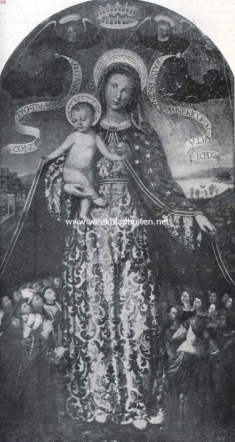 Een en ander over oude kerkelijke kunst in het graafschap Nice en in Provence. Madonna, een altaarstuk uit de kapel der 