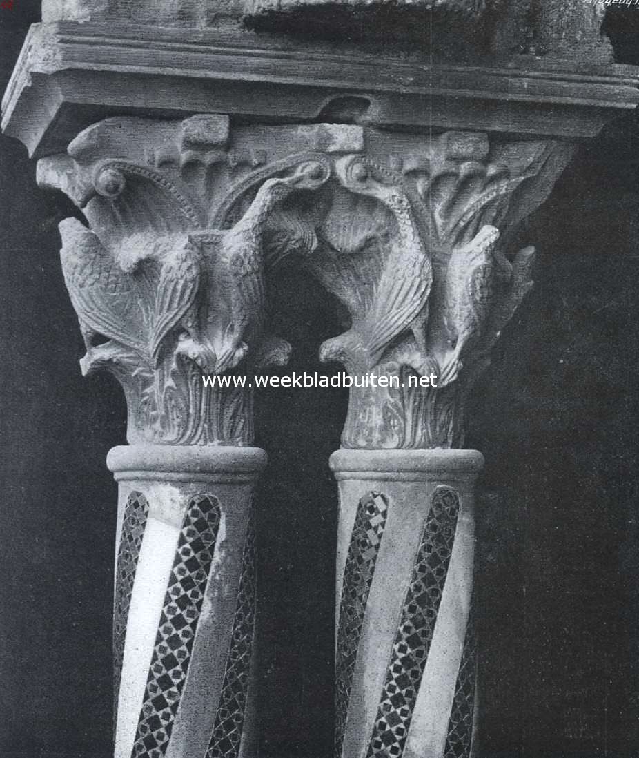 De schatten van Monreale. Kapiteelen uit de kloostergang van den dom te Monreale