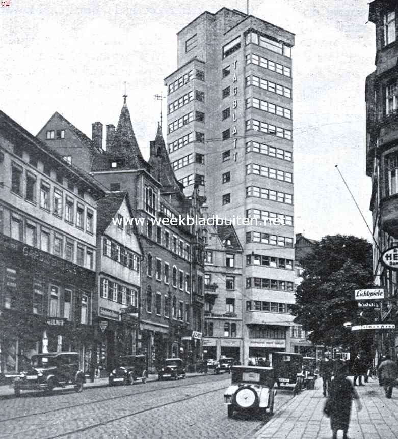 Dagblad-torenhuis te Stuttgart