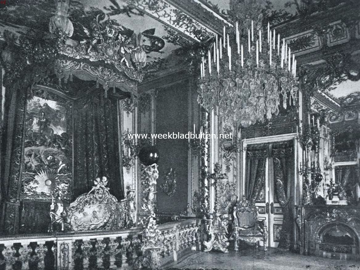 Slaapkamer in het slot Herrenchiemsee