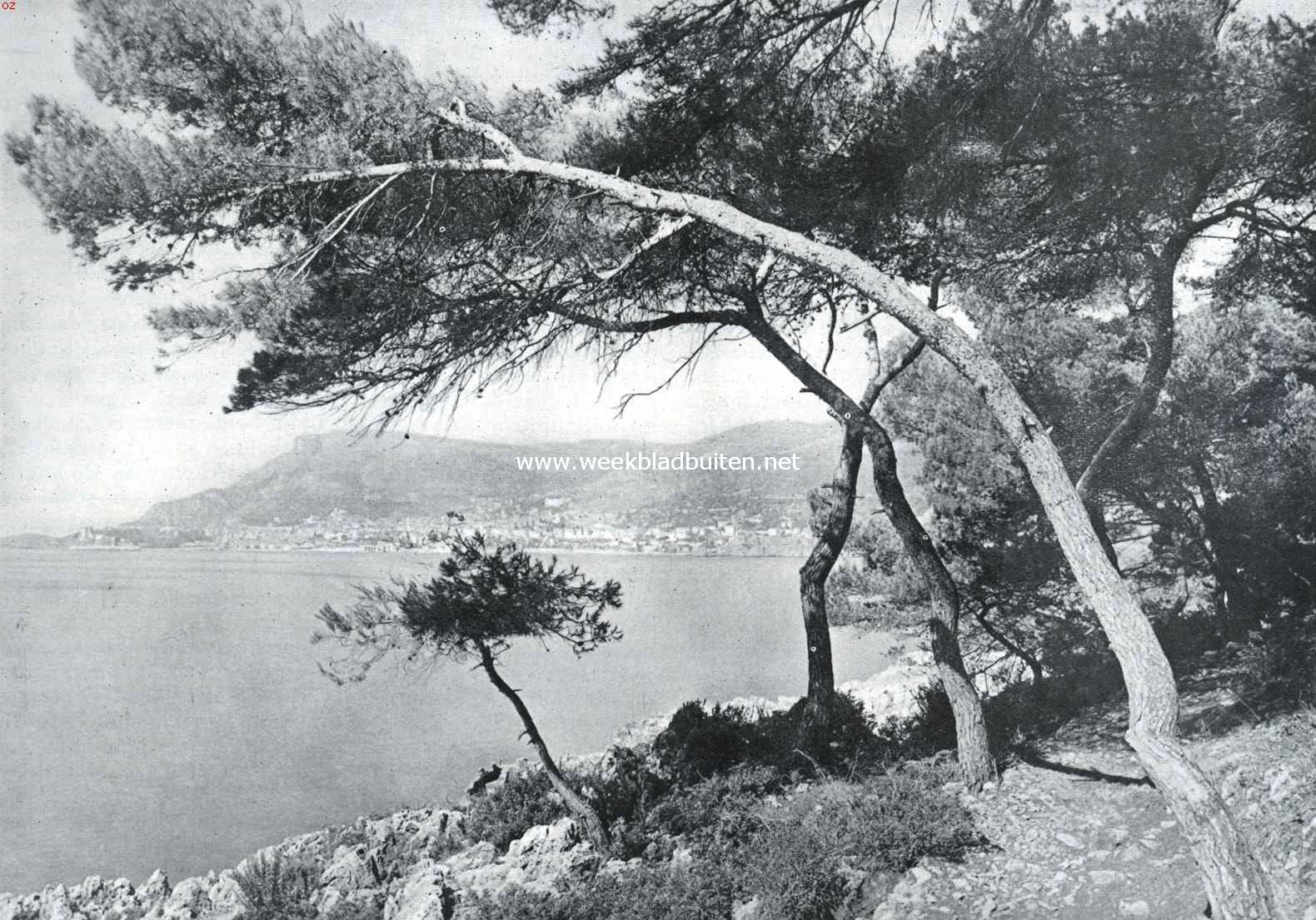 La Turbie en de Grande Corniche. Monte Carlo, geizen van Cap Martin