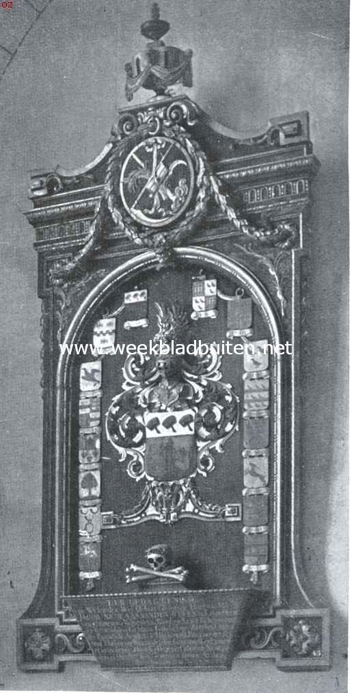 Grafbord van Mr. J. Nicolaas van den Steen in de St. Maartenskerk te Tiel