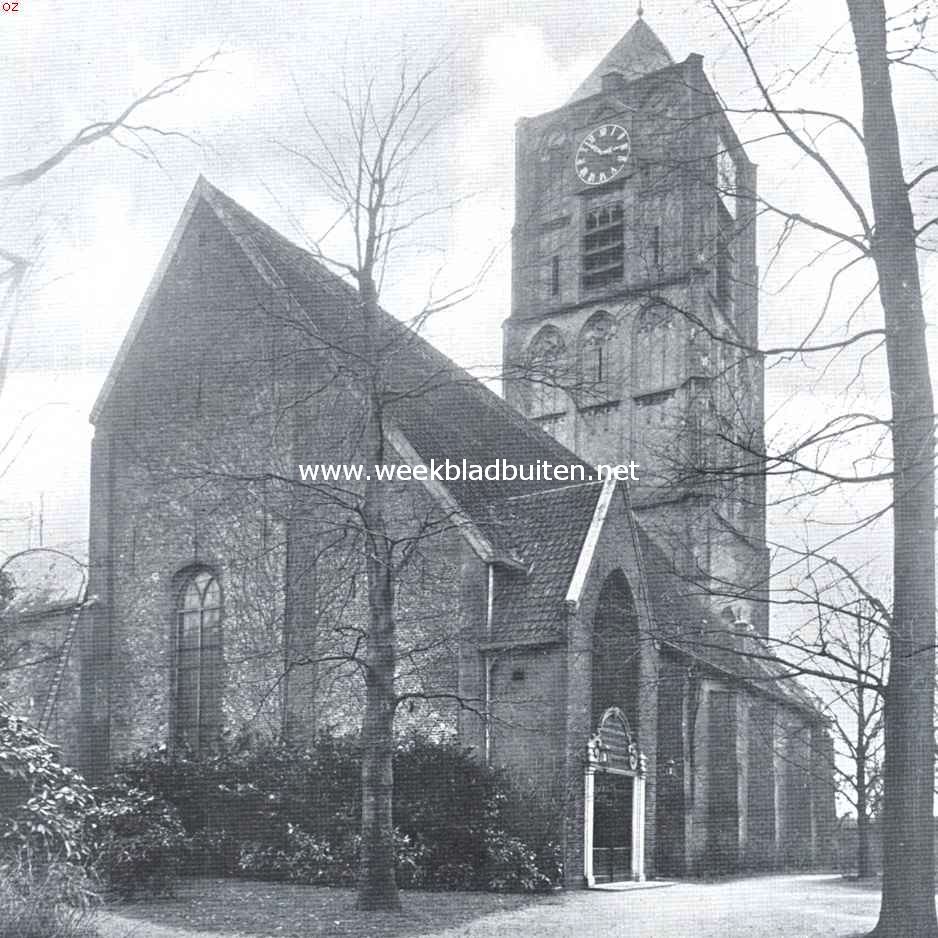De St. Maartenskerk te Tiel, uit het oosten gezien