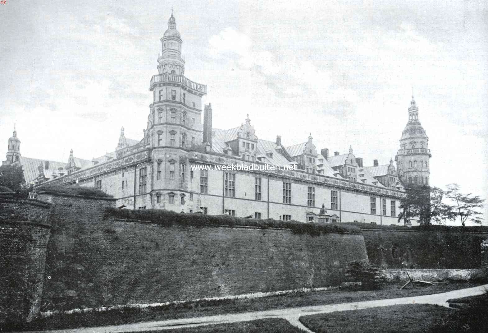 Deensche verscheidenheden. Kasteel Kronberg (zeezijde) bij Helsingr