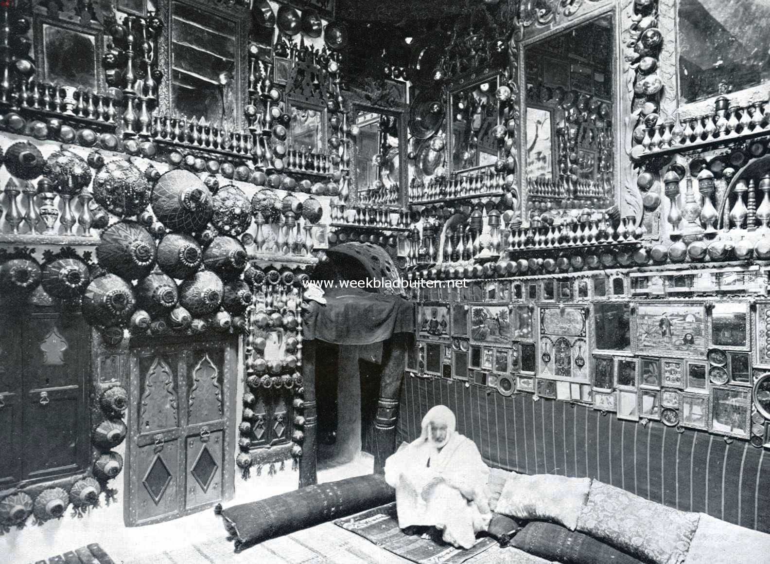 Reizen in Tripoli. In het huis van den rijksten inwoner van Gadams