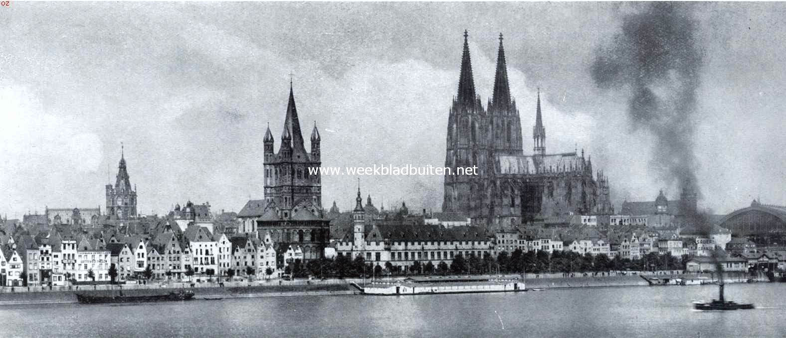 Het oude Rijnfront van Keulen