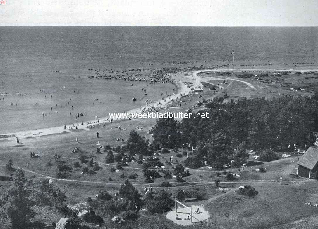 Zomer in Zweden. Strand- en badleven in Zweden