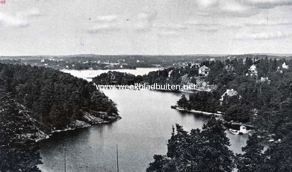 Zomer in Zweden. Saltjbaden bij Stockholm