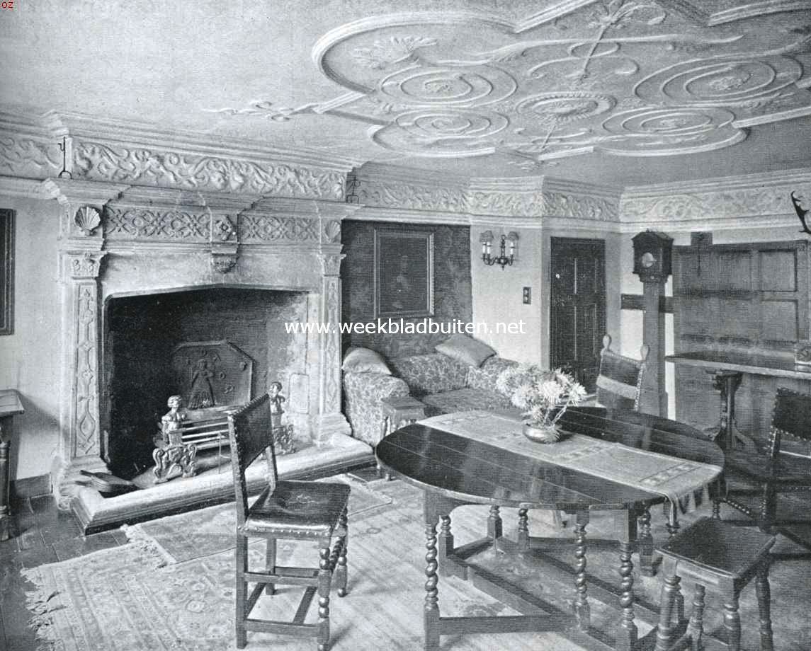In de Cotswolds. De Cromwell-kamer in de Lygon Arms te Broadway
