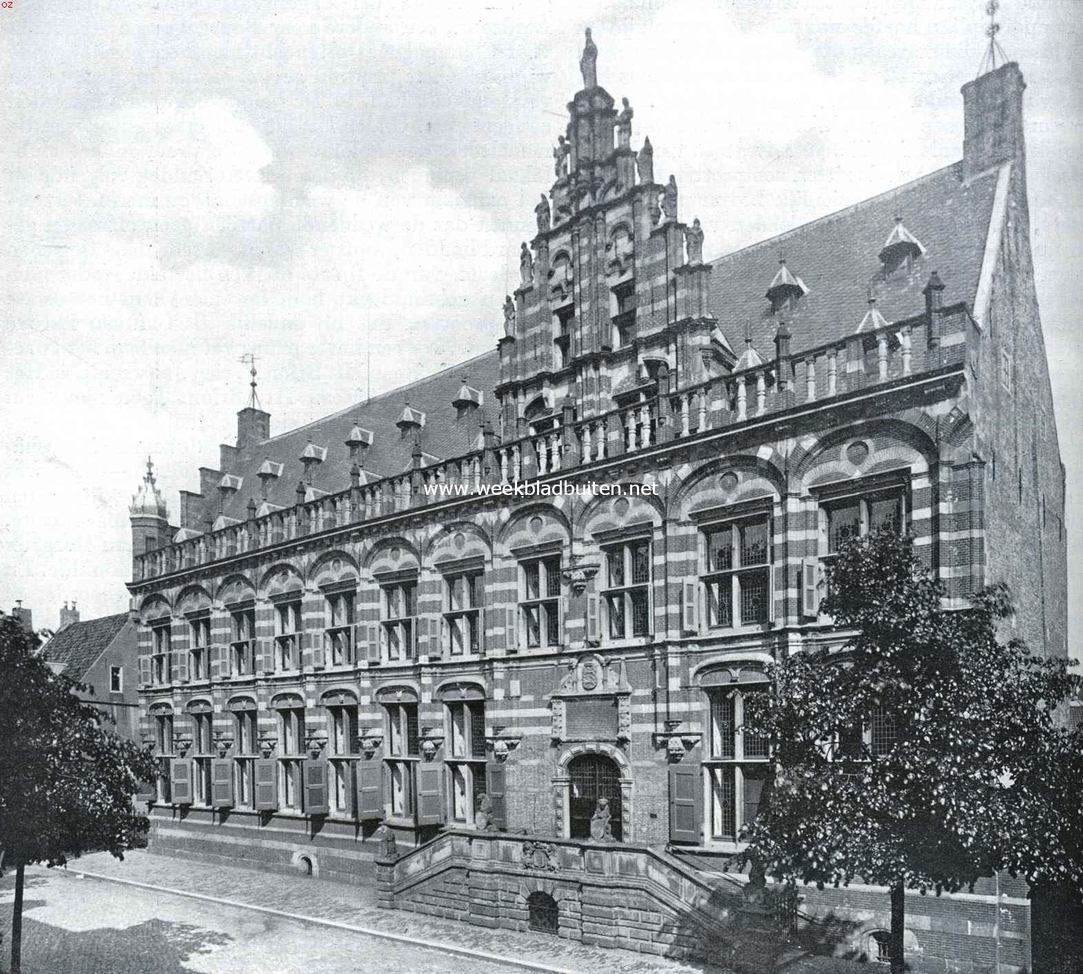 Bij het vijfhonderdjarig jubileum van Leeuwarden. De Kanselarij te Leeuwarden