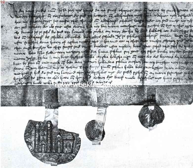 Bij het vijfhonderdjarig jubileum van Leeuwarden. Het verbond met Oldehove uit 1435