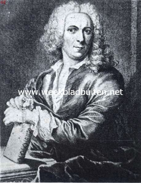 Linnaeus bij Clifford. Linnaeus op 33-jar. Leeftijd (1740) (gravure van Tanj naar Chrensverd)