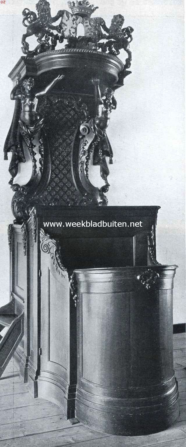 Linnaeus bij Clifford. De oude dubbelel universiteitskatheder uit Harderwijk