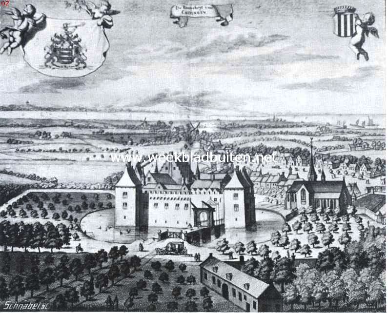 De Bevelanden. Het kasteel Kruiningen, gesloopt in het begin der 19e eeuw