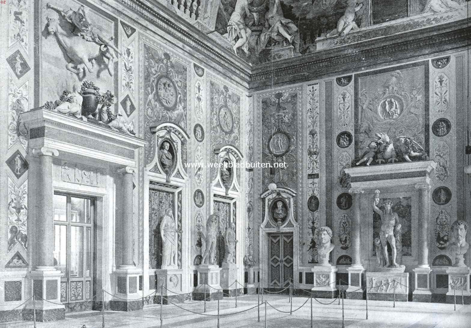 Naar de stad op de zeven heuvelen. De middenzaal in het museum Borghese