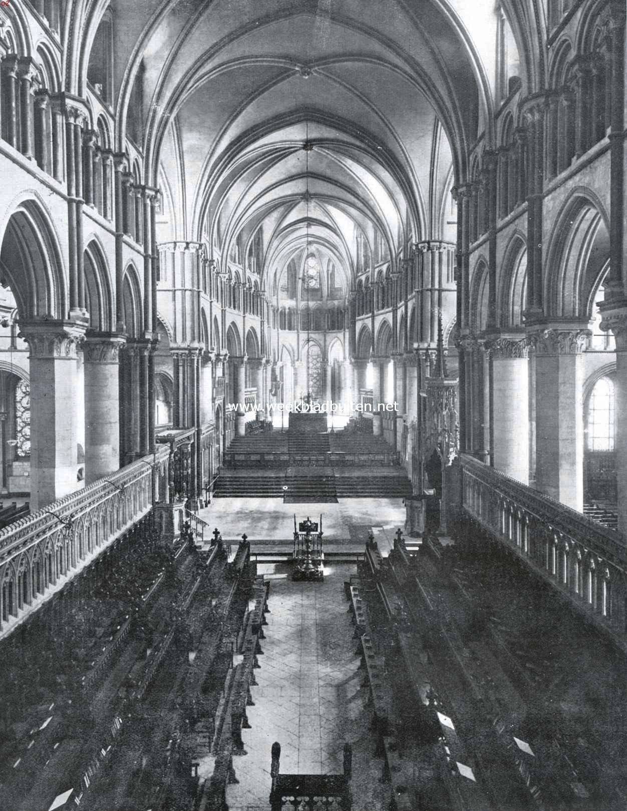 Het koor van den kathedraal te Canterbury (bij het artikel: 