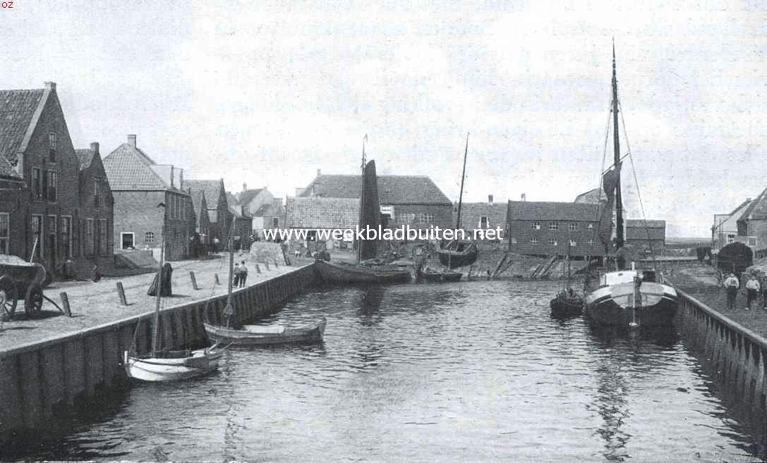 De kleederdracht van Bunschoten en Spakenburg. De haven van Spakenburg