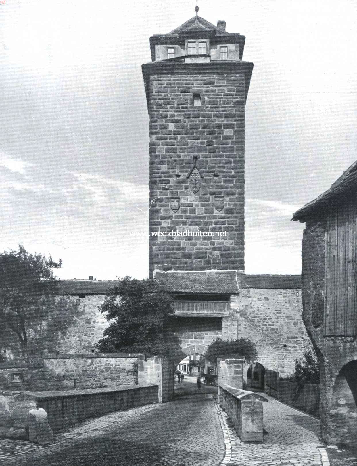 De Rderpoorttoren te Rothenburg ob der Tauber (bij het artikel: 
