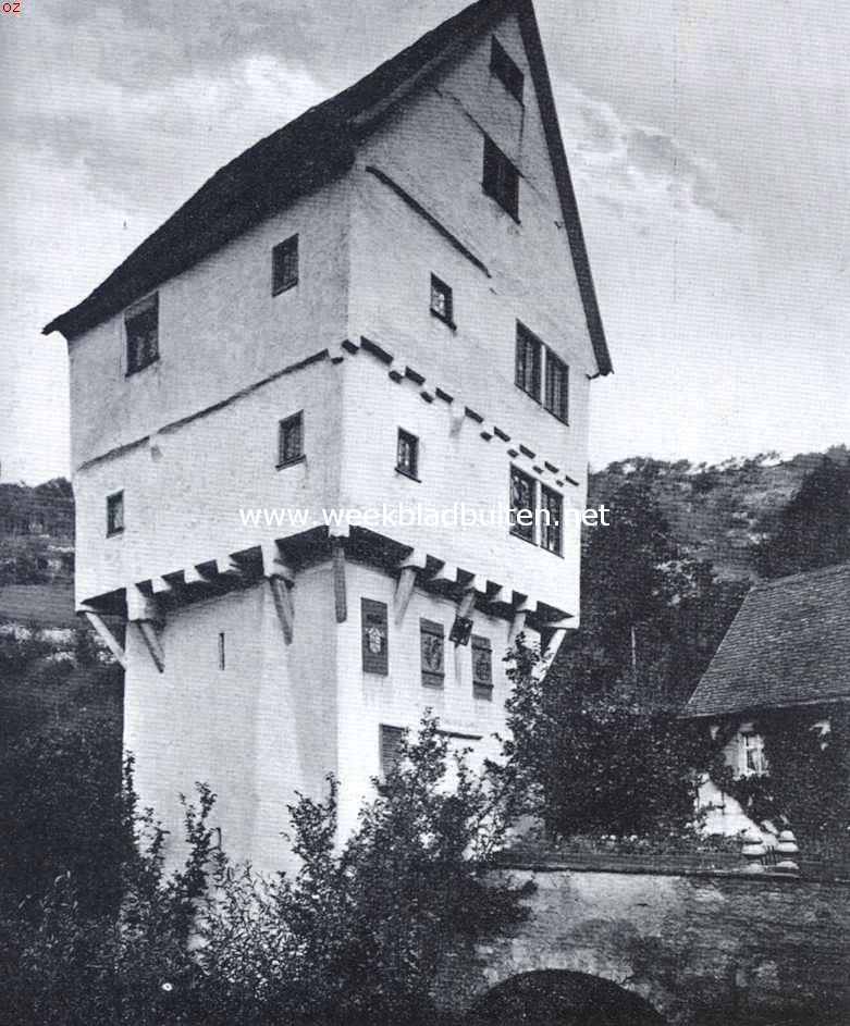 Rothenburg ob der Tauber. Het Toppler-slotje
